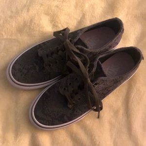 Vans snake print sneakers women’s size 6